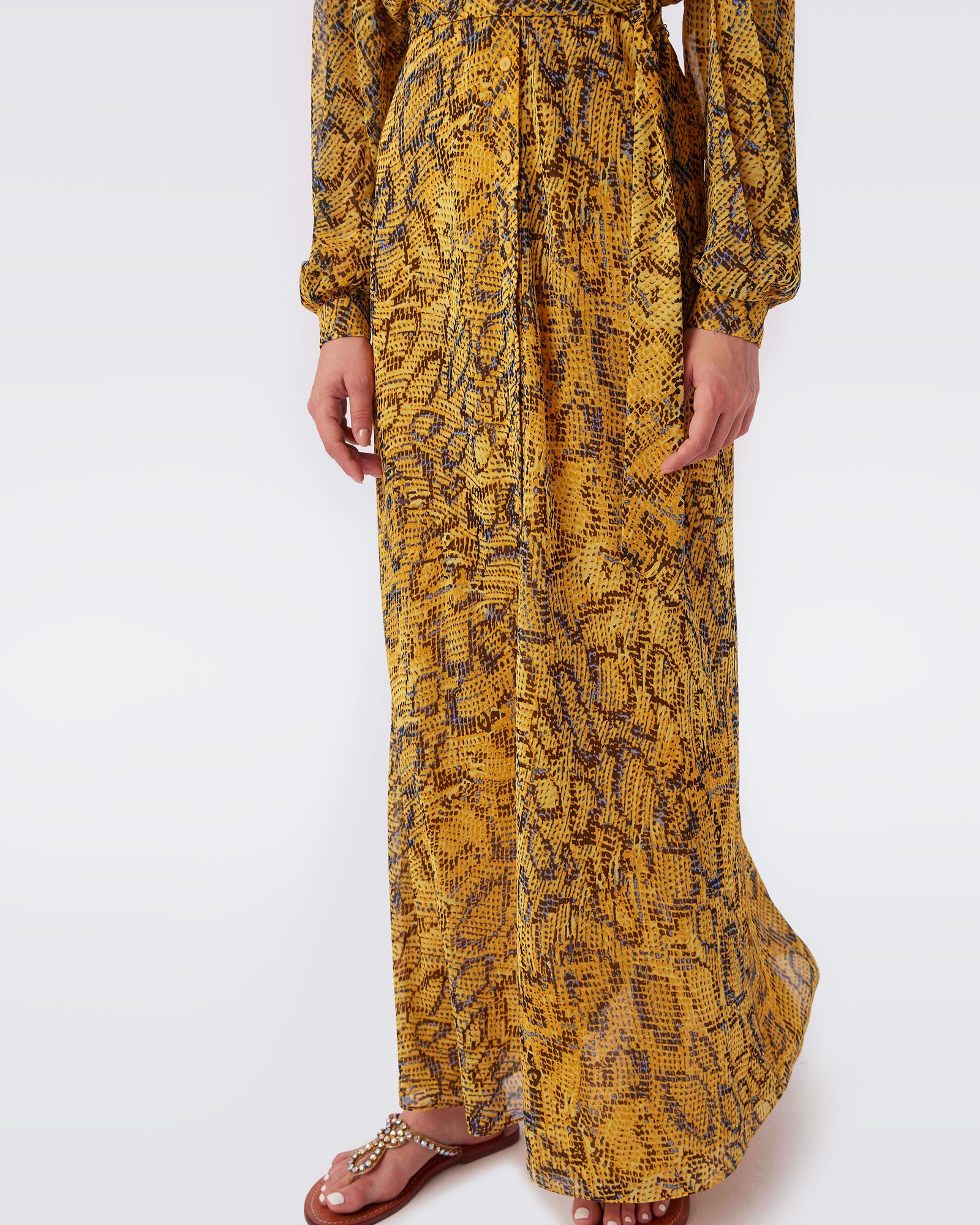 Carter Chiffon Maxi Dress