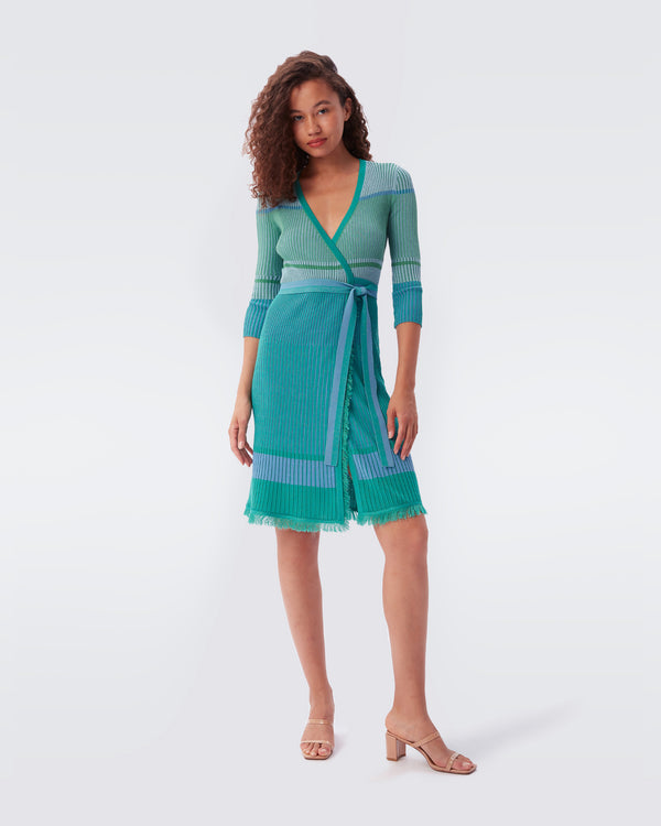 Lyric Knit Wrap Dress