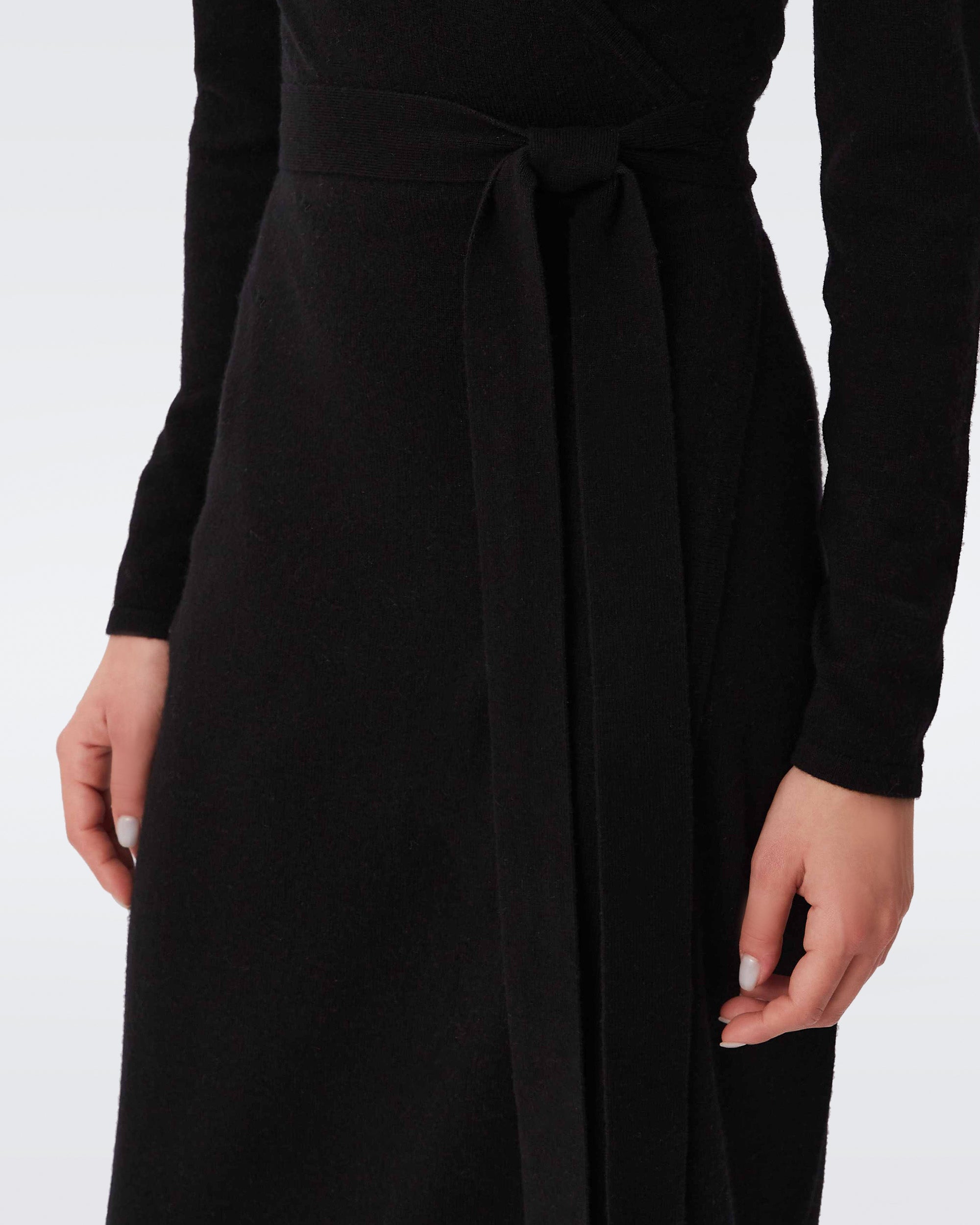 astrid wool-cashmere midi wrap dress Diane Von Furstenberg Astrid Wool-blend Midi Wrap Dress Burgundy Diane von Furstenberg