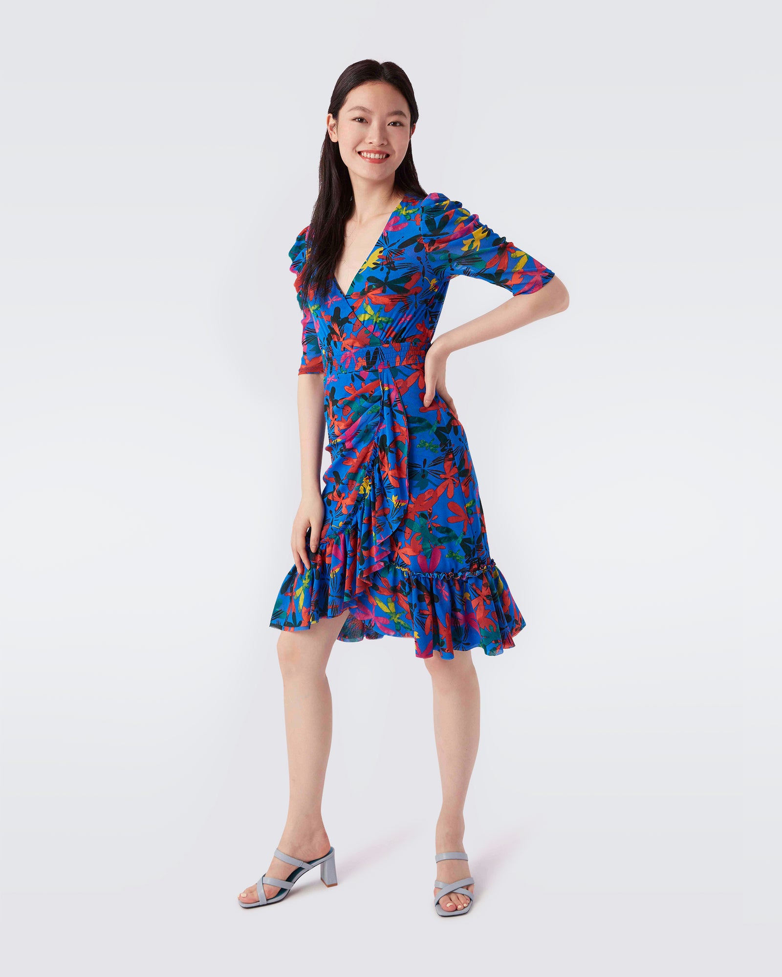 Eldoris Midi Mesh Dress