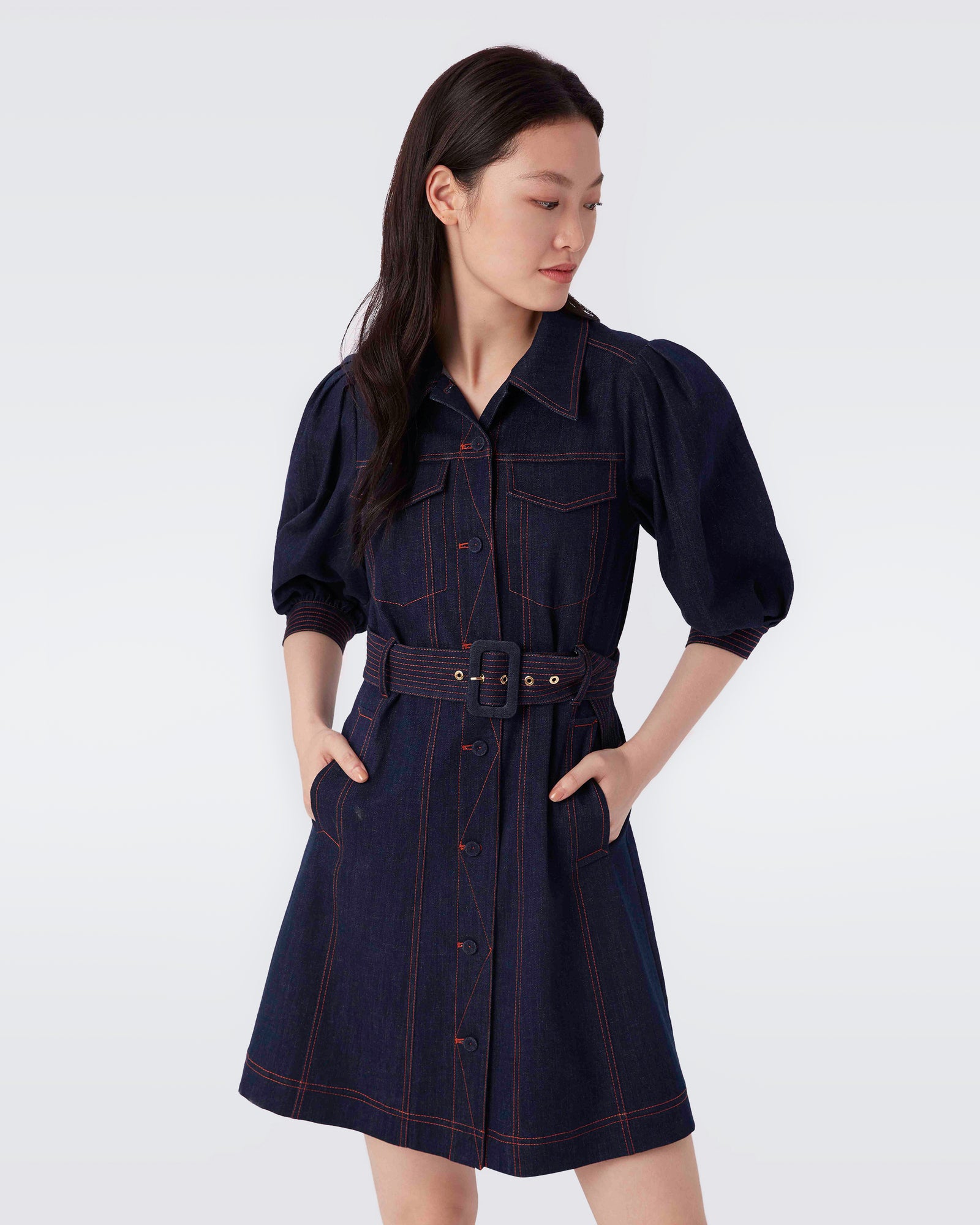 Britney Belted Dress