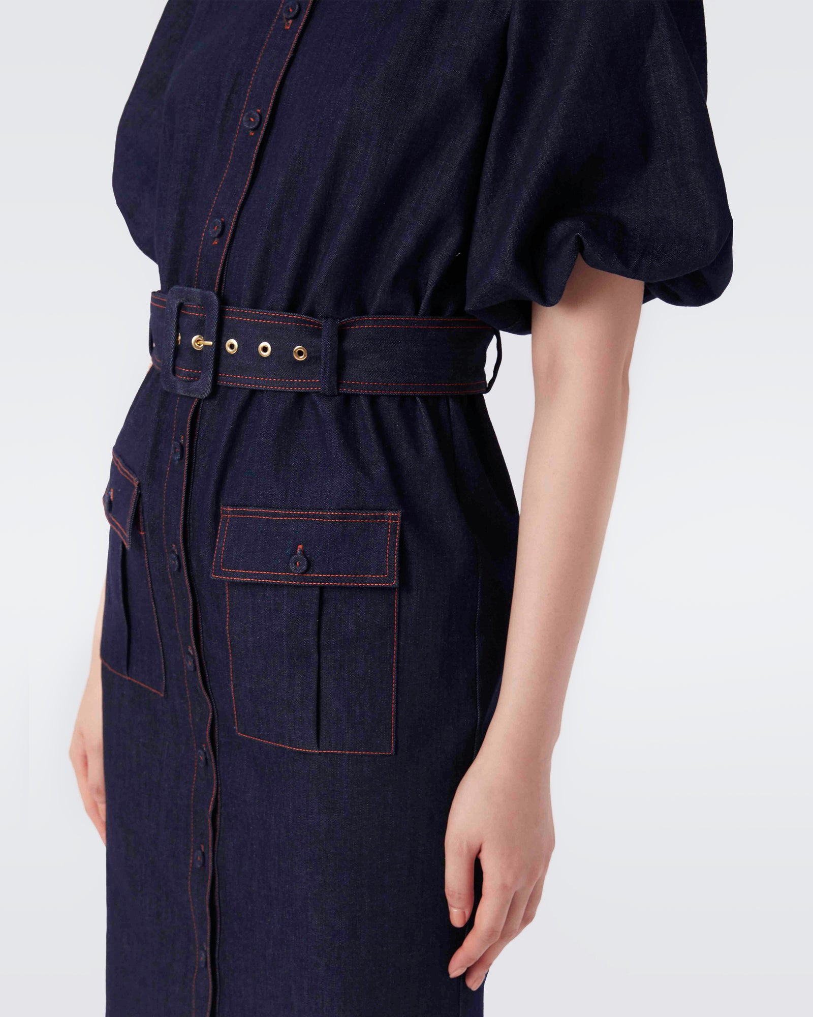 Grenada Utilitarian Midi Dress