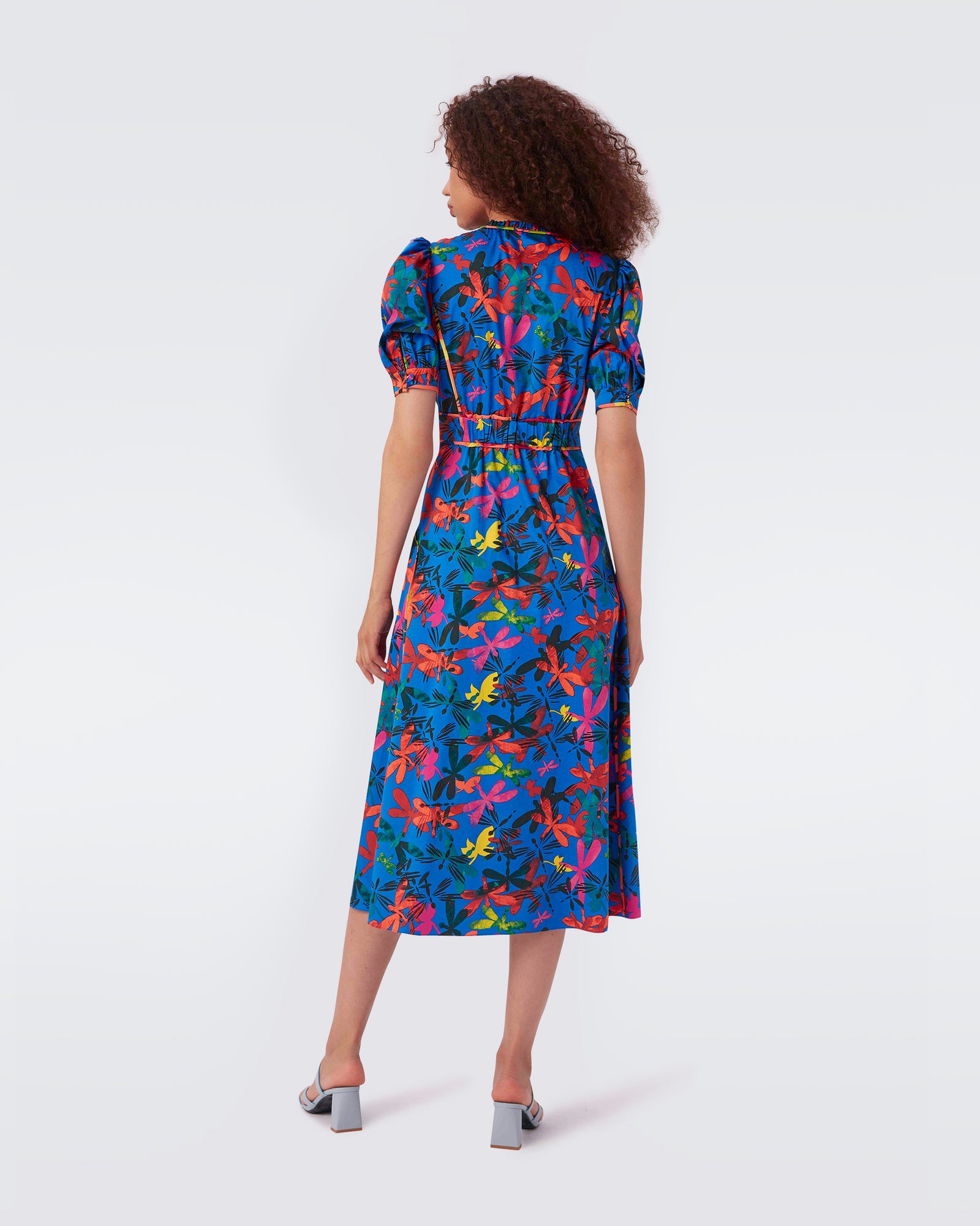 Devon Cotton Poplin Midi Dress