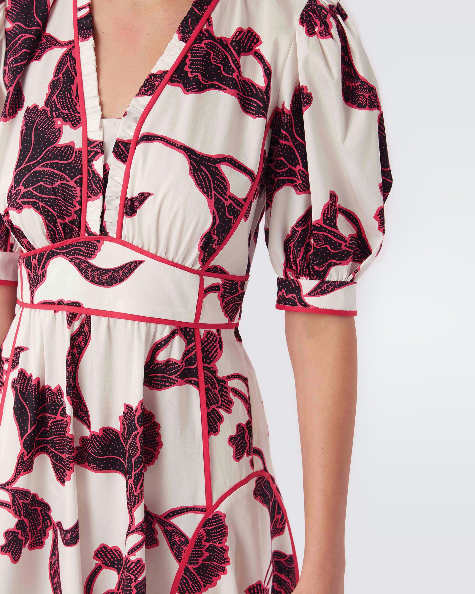 Devon Cotton Poplin Midi Dress