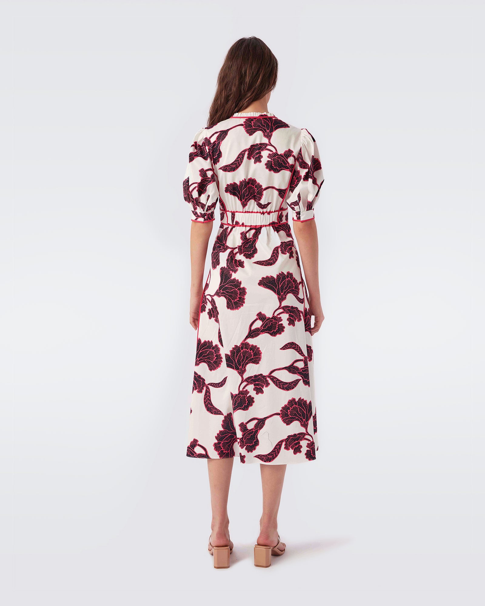 Devon Cotton Poplin Midi Dress