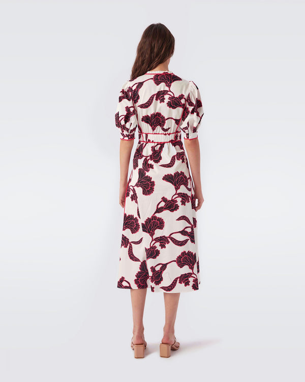 Devon Cotton Poplin Midi Dress