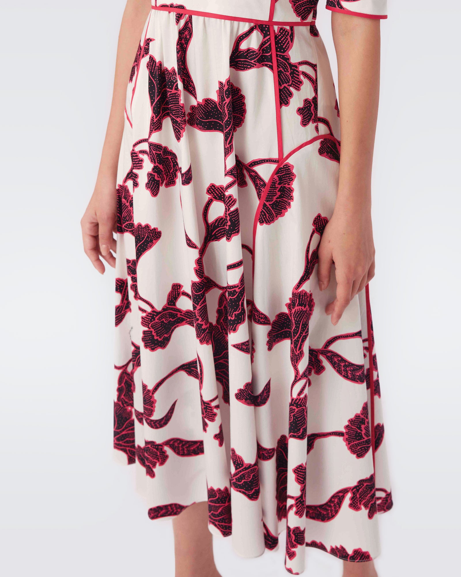 Devon Cotton Poplin Midi Dress