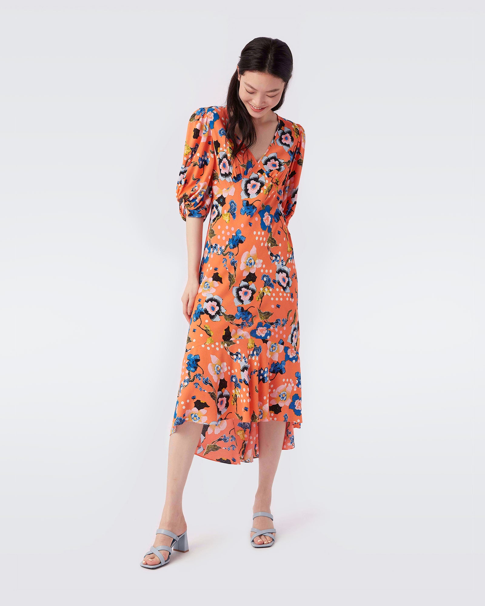 Tati Crepe Midi Dress