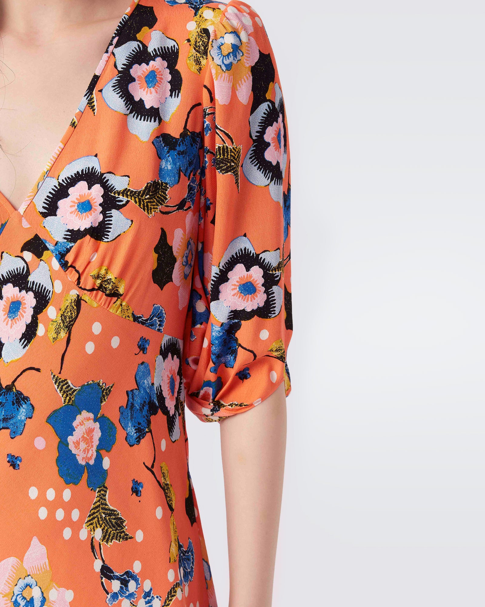 Tati Crepe Midi Dress