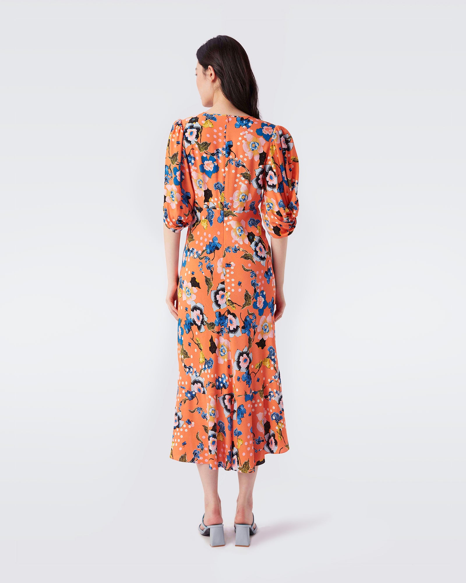 Tati Crepe Midi Dress