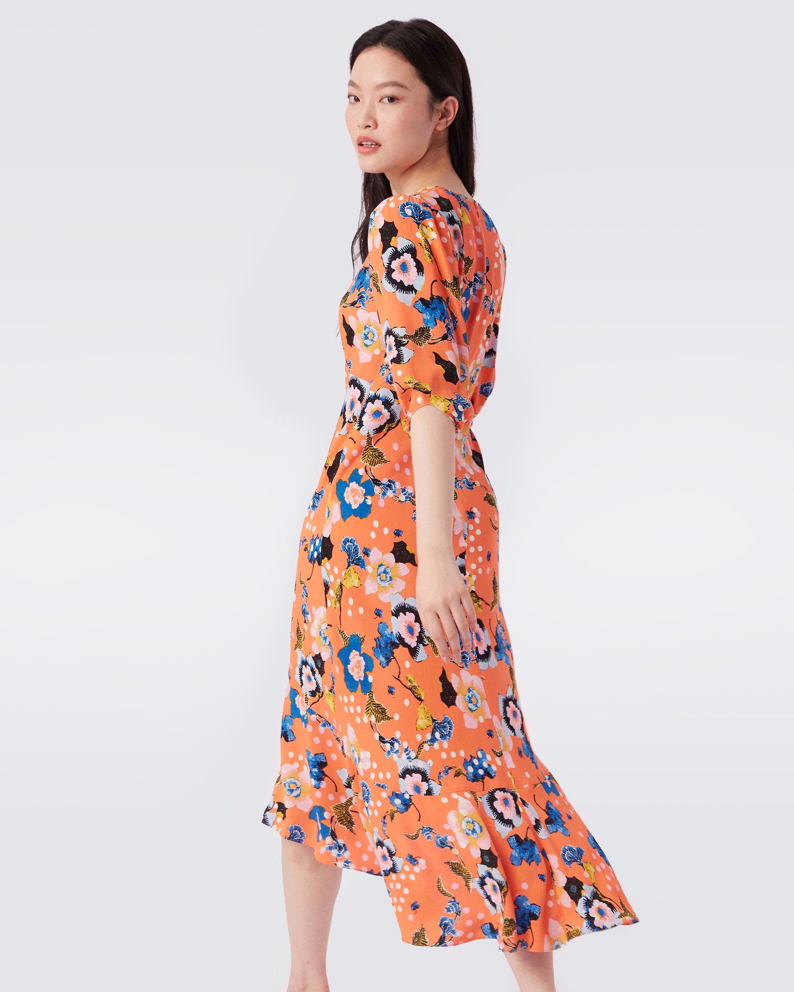 Tati Crepe Midi Dress