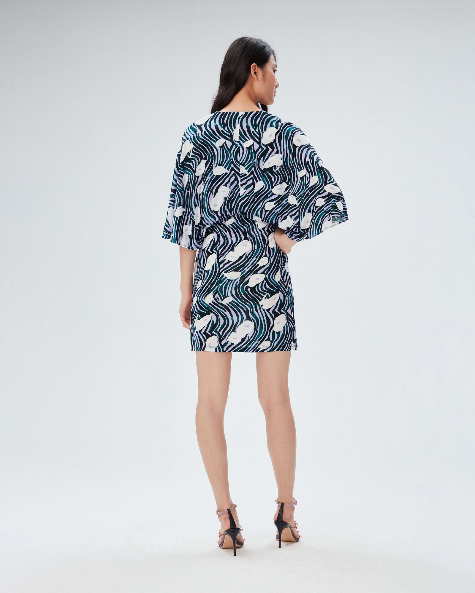 dvf emmaline dress in ocean tide orchid