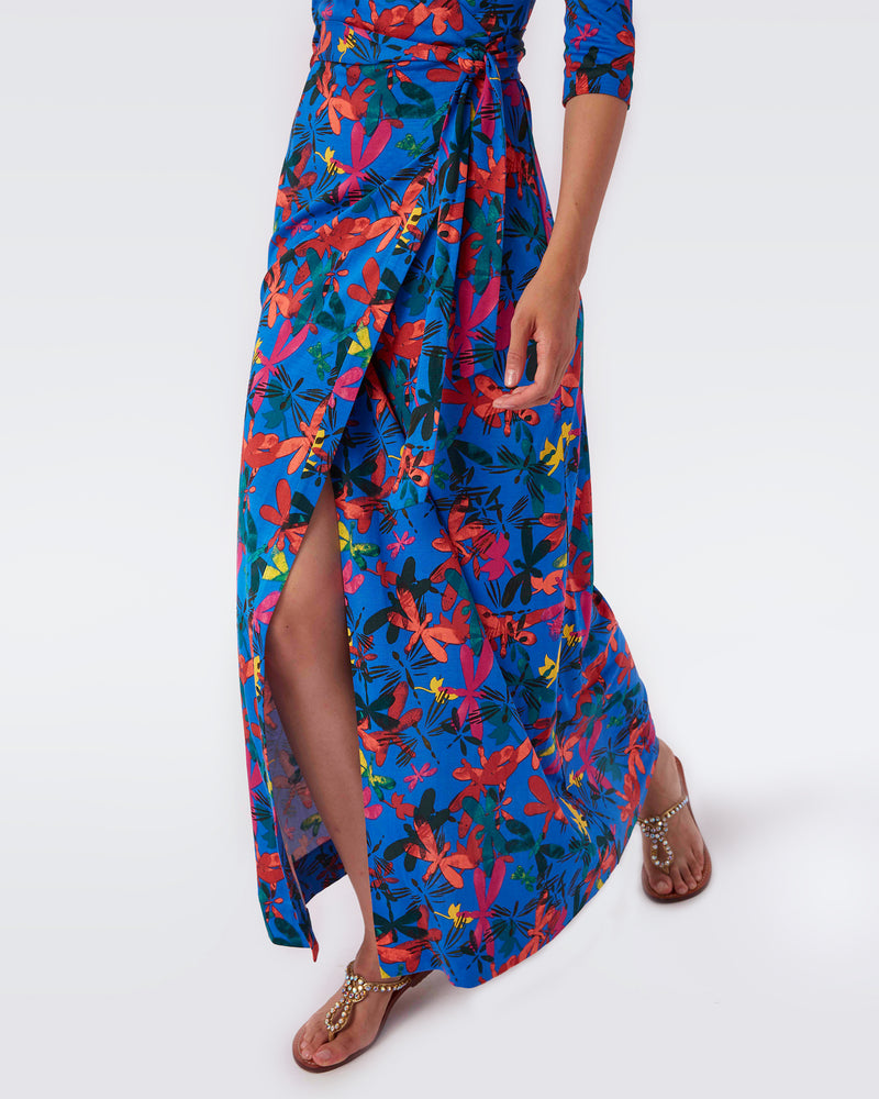 Abigail Silk Jersey Maxi Wrap Dress Diane von Furstenberg HongKong Abigail Silk Jersey Maxi Wrap Dress Diane von Furstenberg HongKong