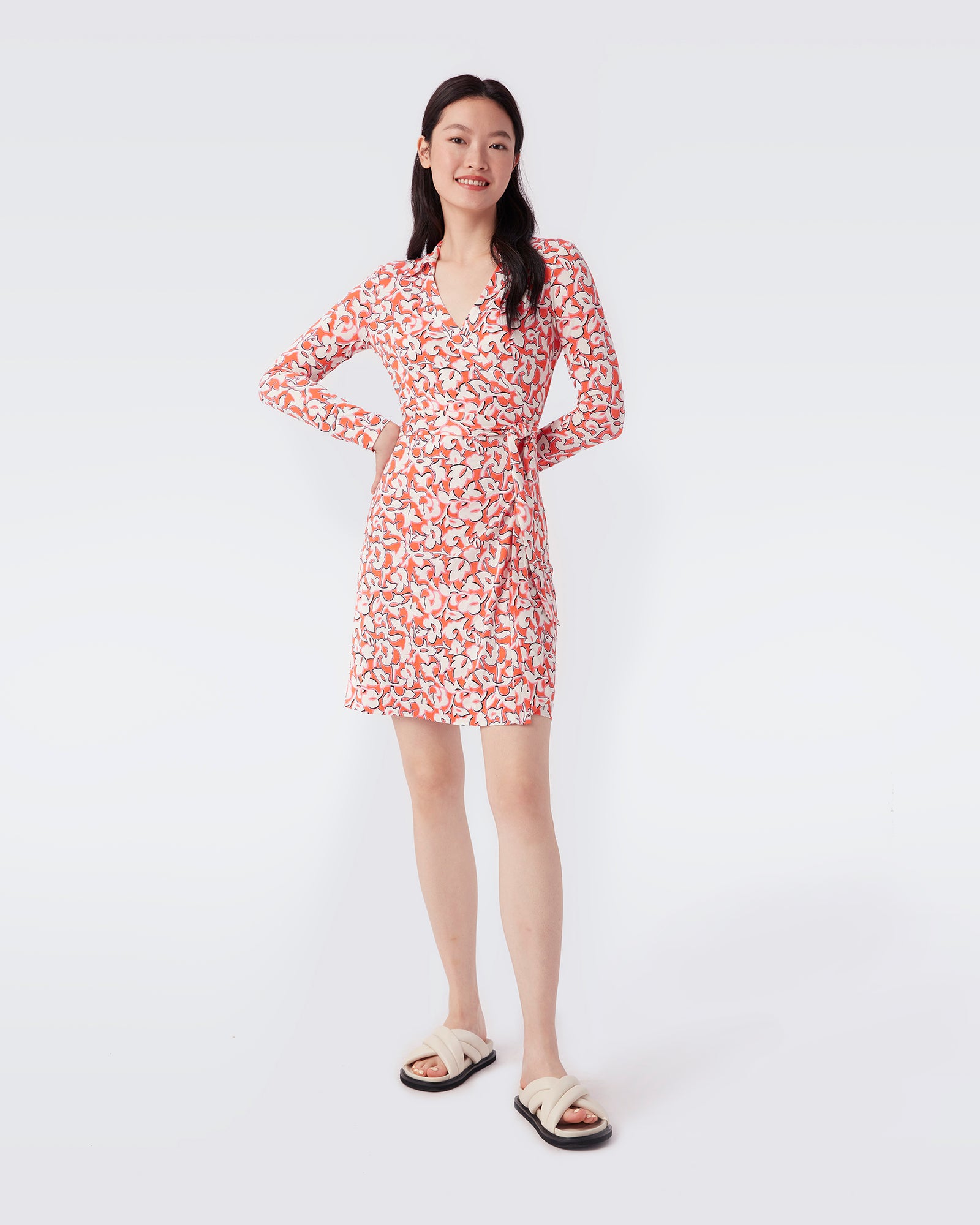 Jeanne Silk Jersey Wrap Dress