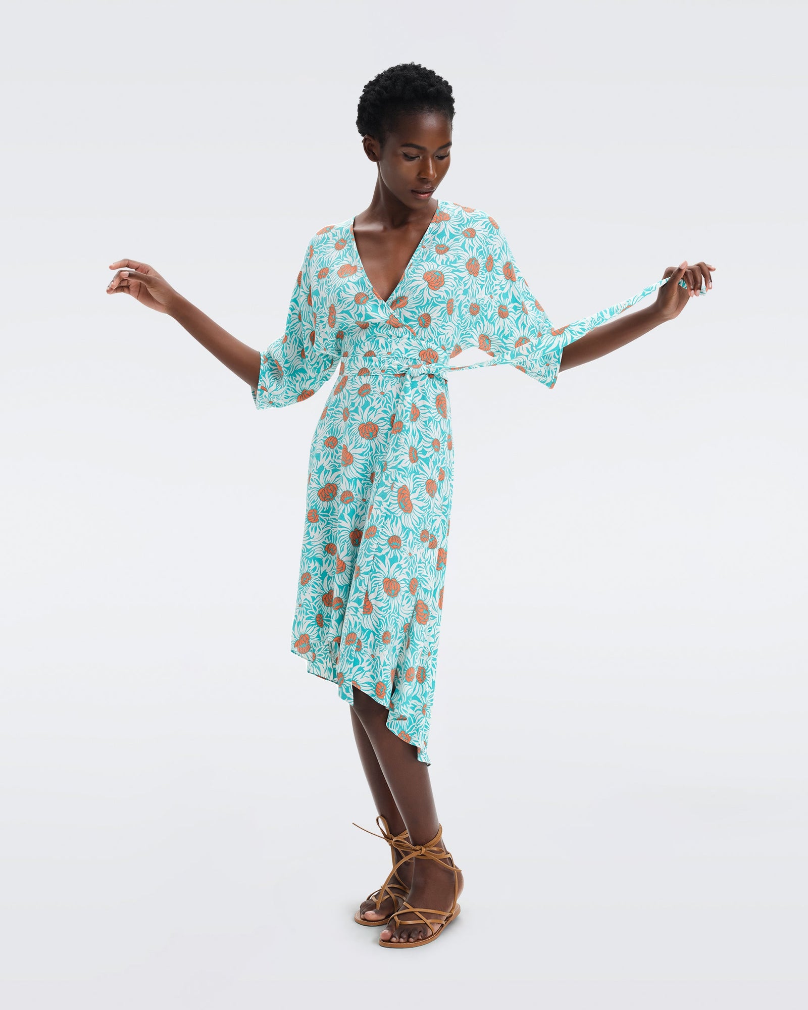 Eloise Faux-Wrap Dress