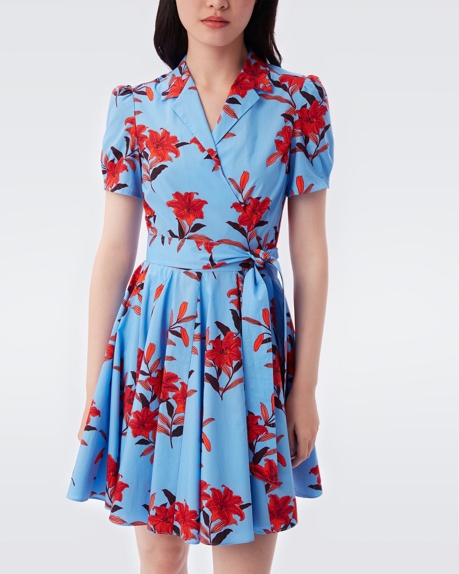 Evalina Mini Wrap Dress