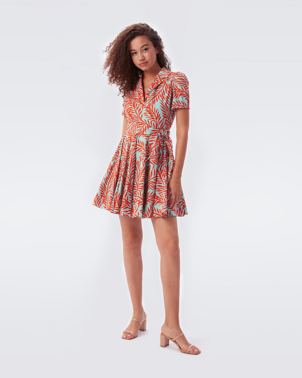 Evalina Mini Wrap Dress