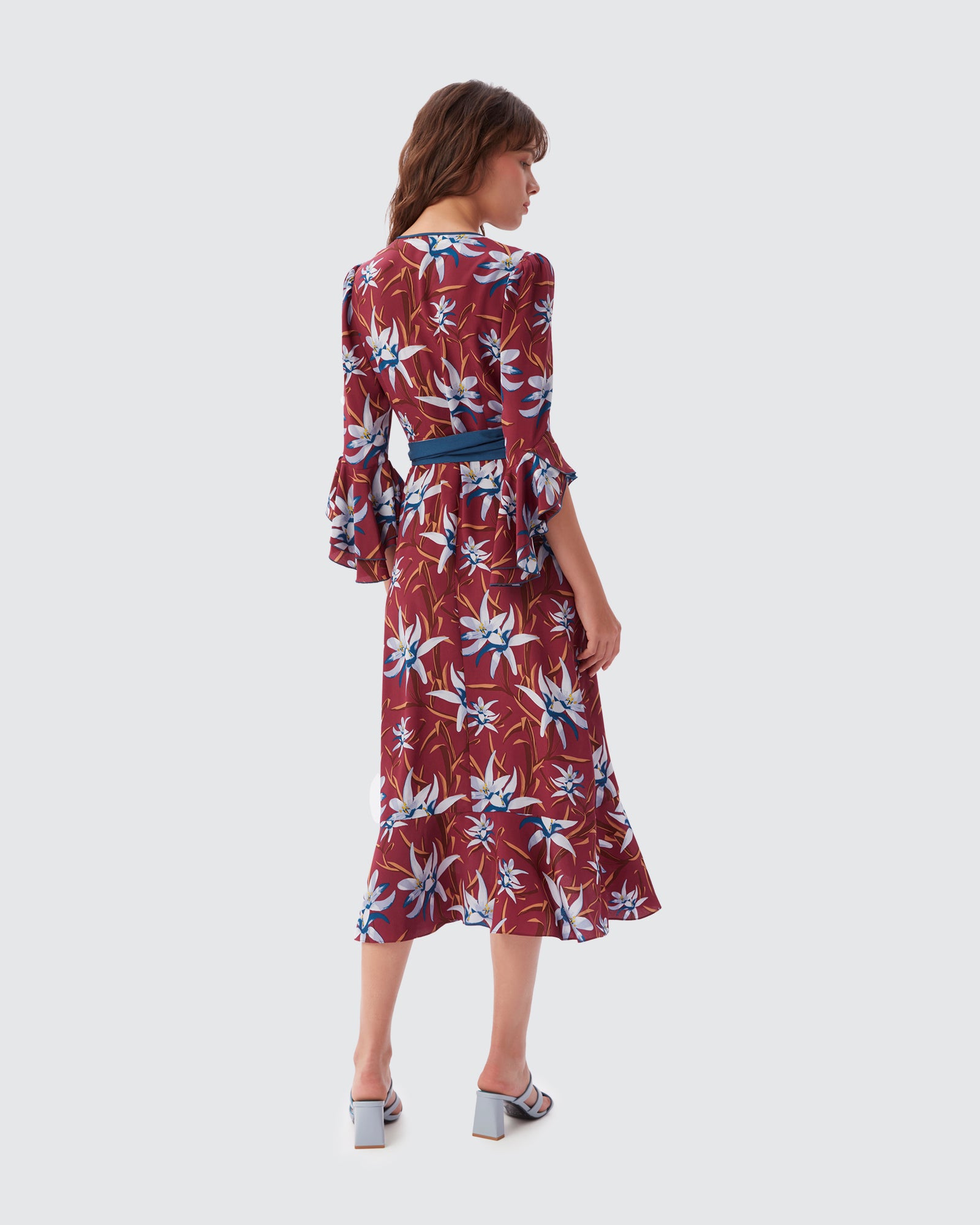 Rollins Ruffled Wrap Dress