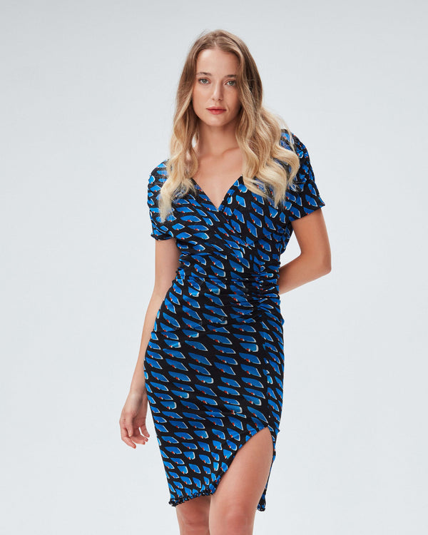 dvf sebastian two dress in betta scales