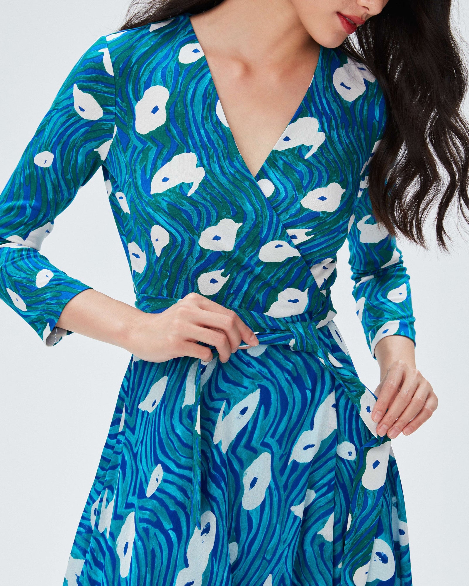 Irina Silk Jersey Wrap Dress