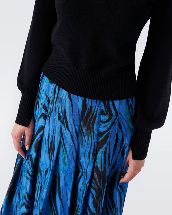 Romello Pleated Midi Skirt