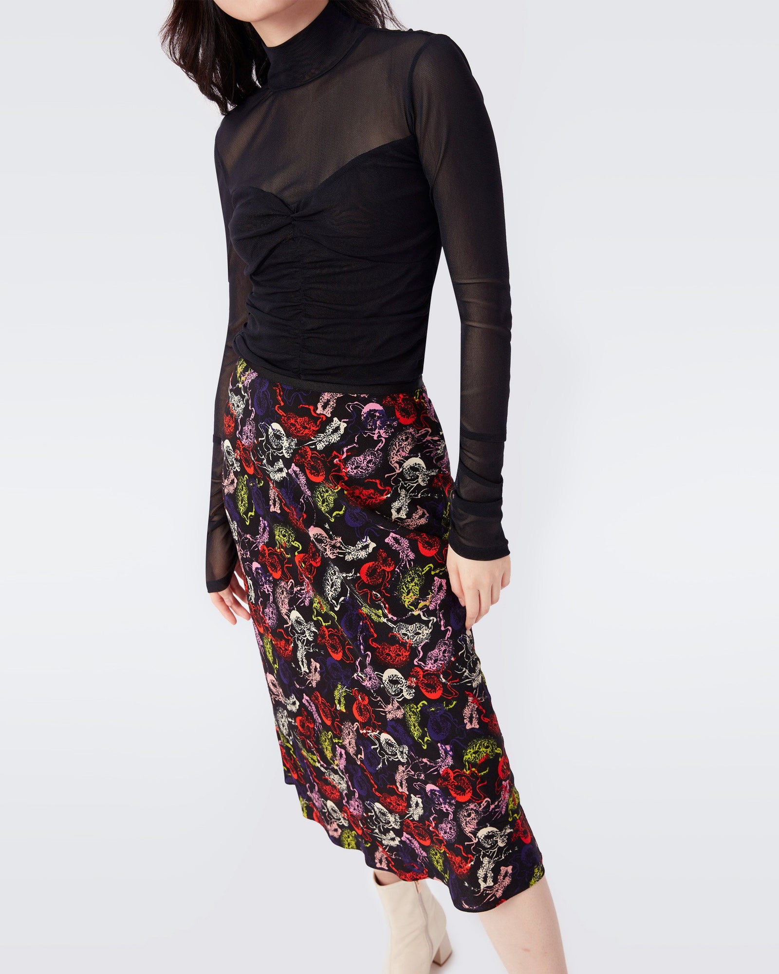 DVF Mae Midi Skirt 