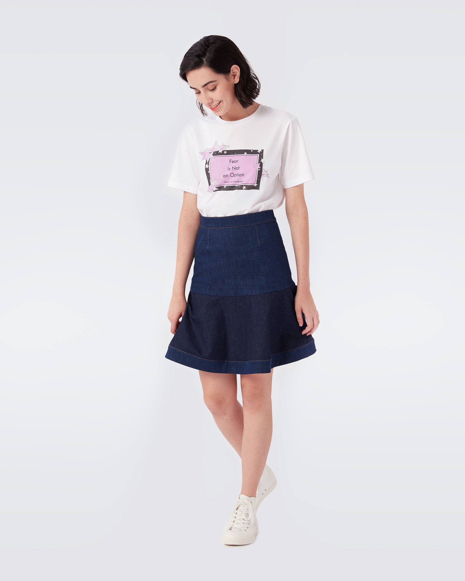 Saylor Denim Mini Skirt