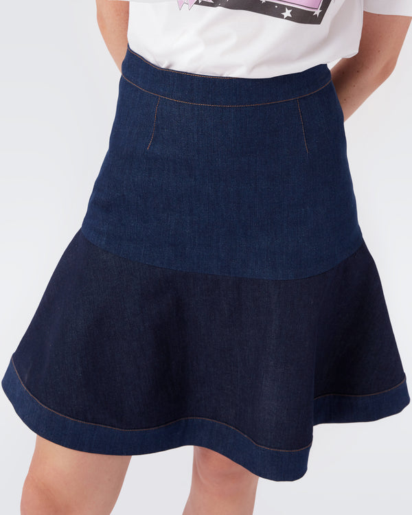 Saylor Denim Mini Skirt