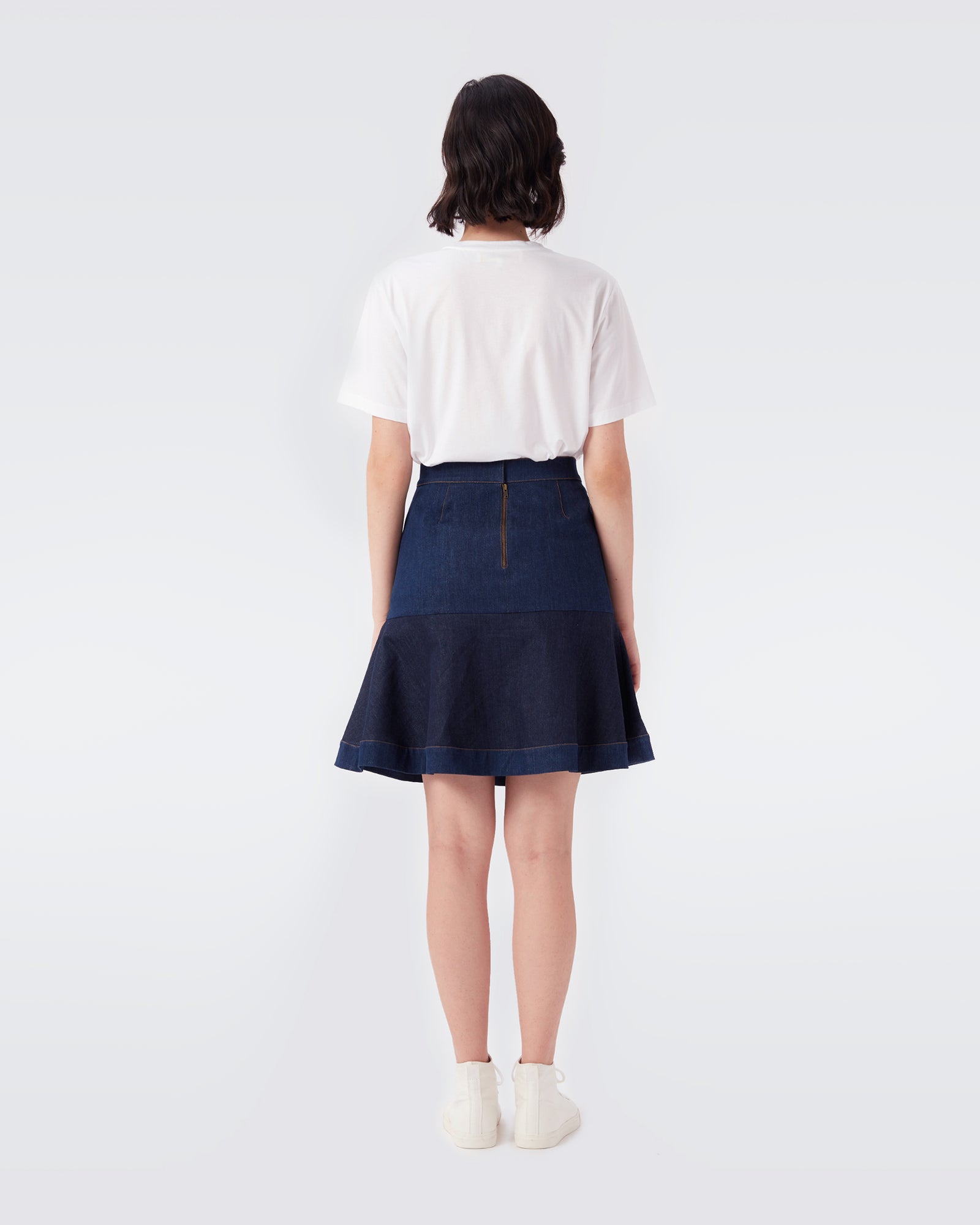 Saylor Denim Mini Skirt