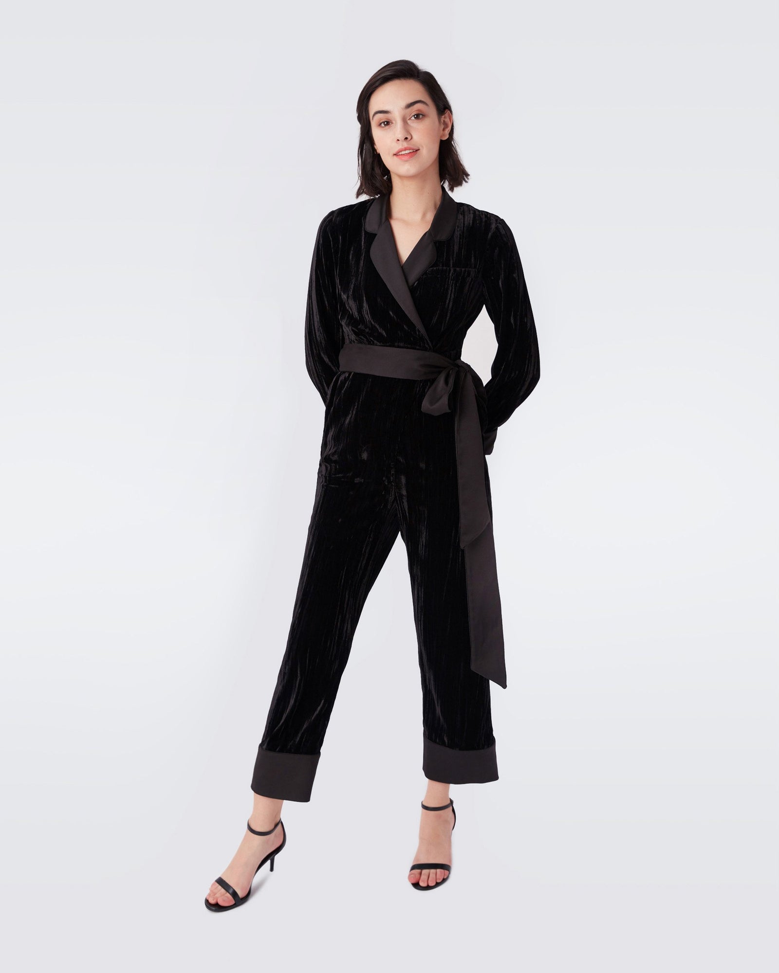 Brittania Velvet Jumpsuit