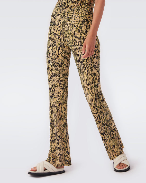 Caspian Matte Jersey Flare Pant