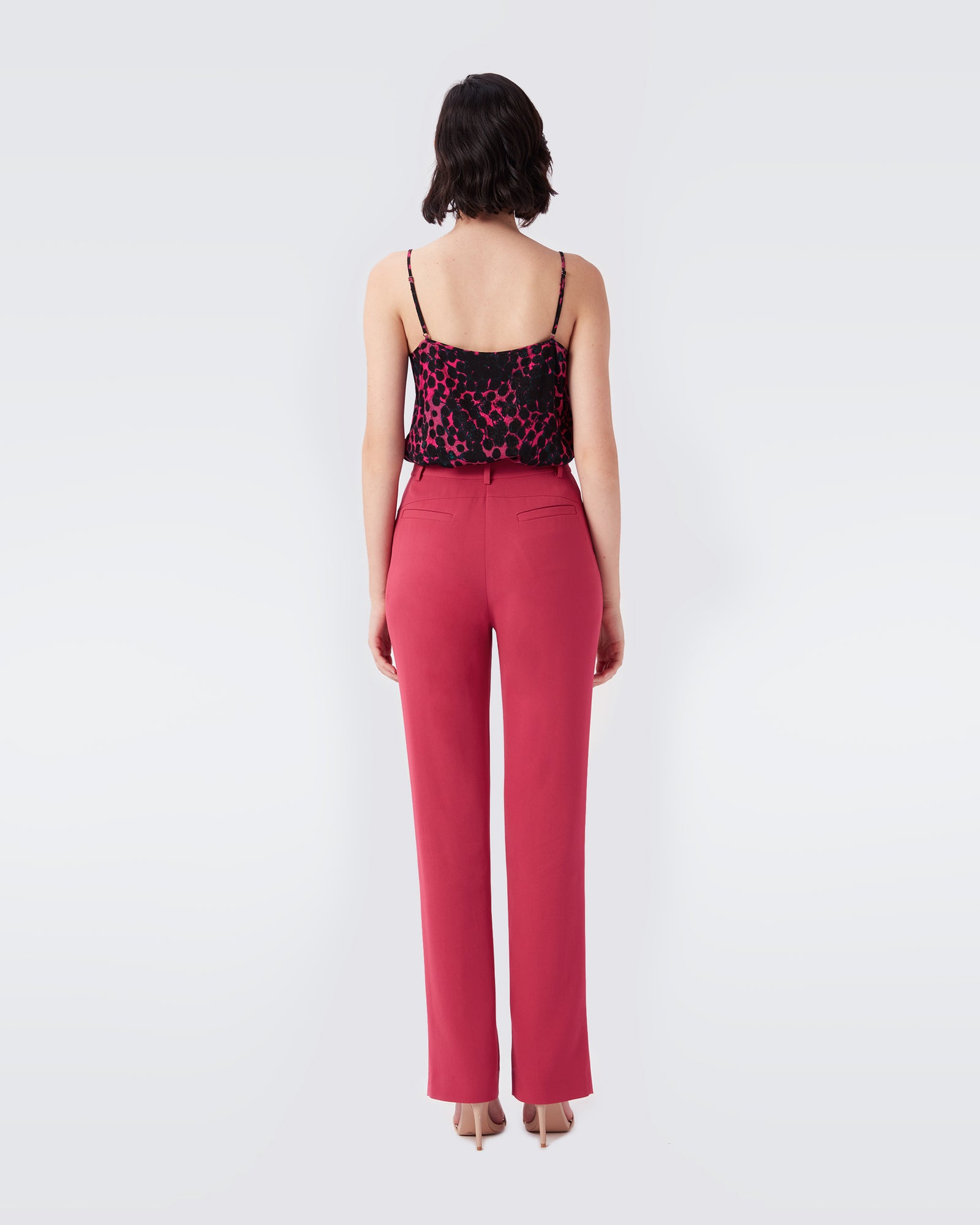 Wilder Single Pleat Crepe Pants