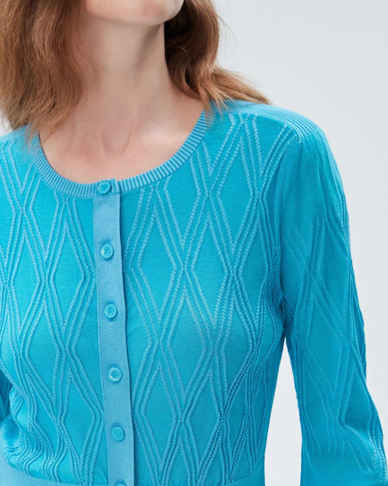 dvf charlie sweater in pool party