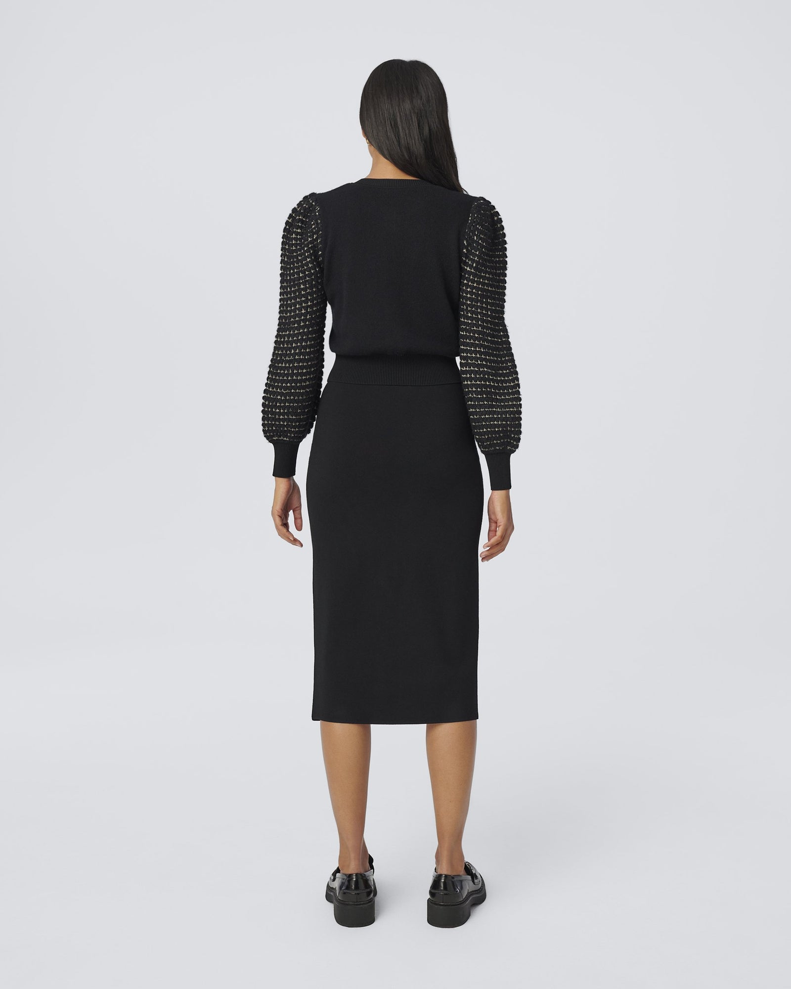 Kellam Jacquard Cropped Sweater