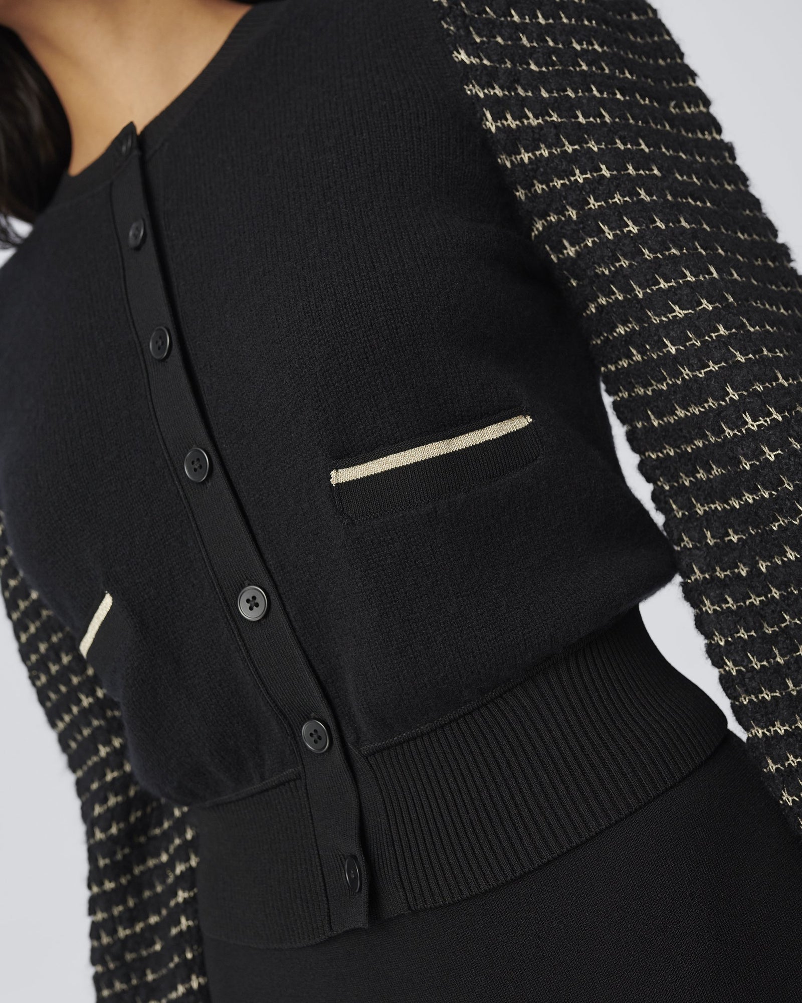 Kellam Jacquard Cropped Sweater