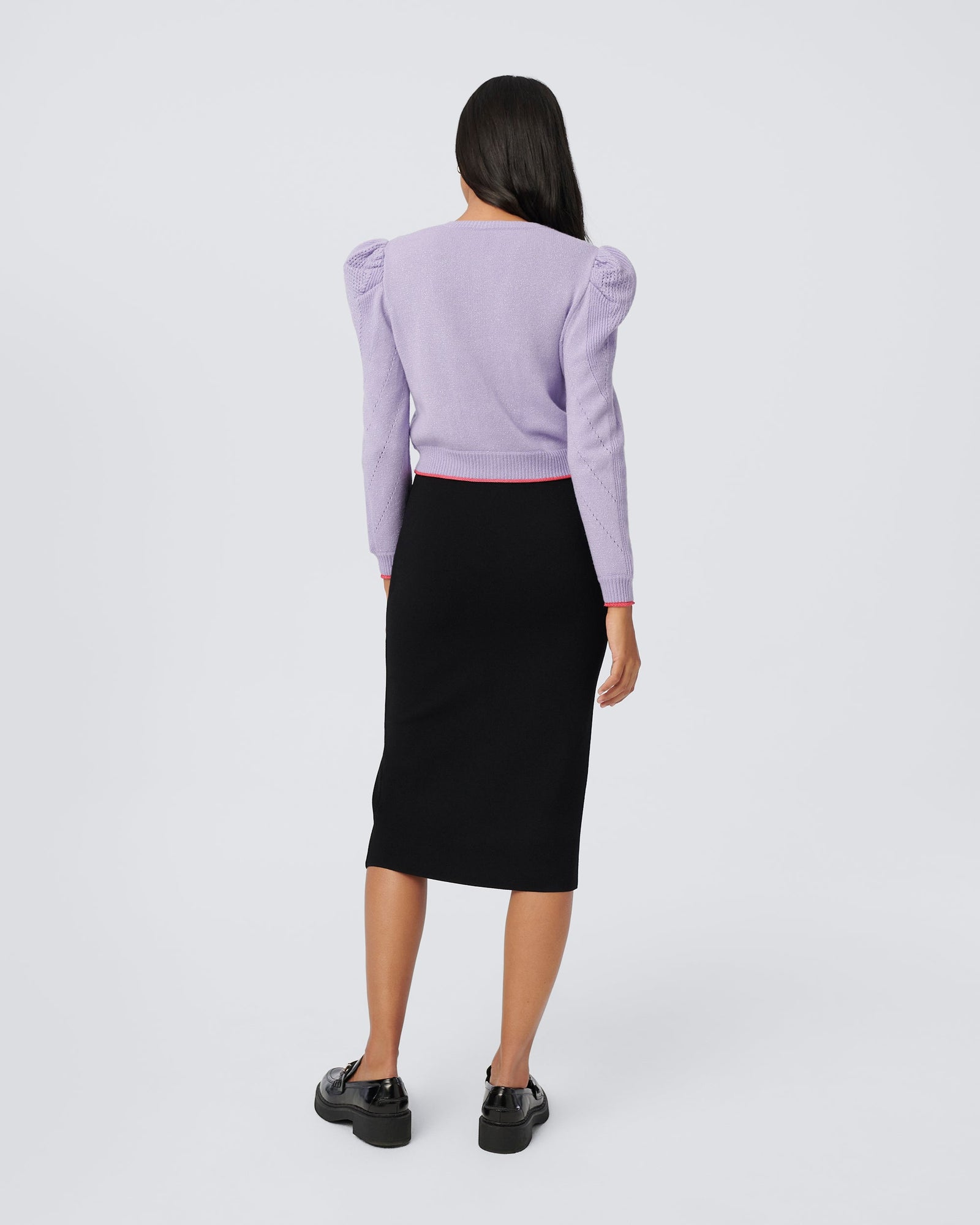 Timmy Puffed Shoulder Sweater