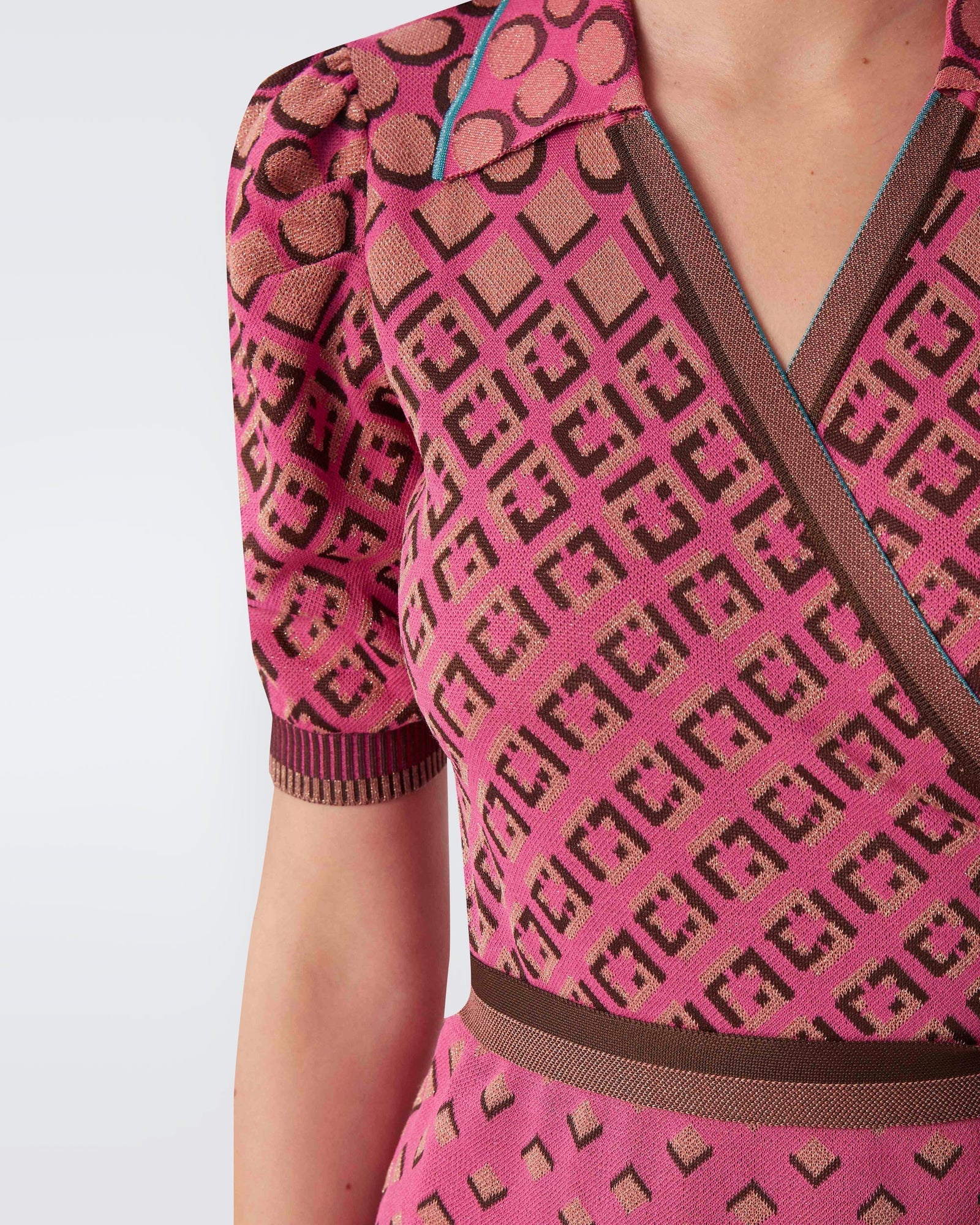 Marnee Jacquard Wrap Sweater