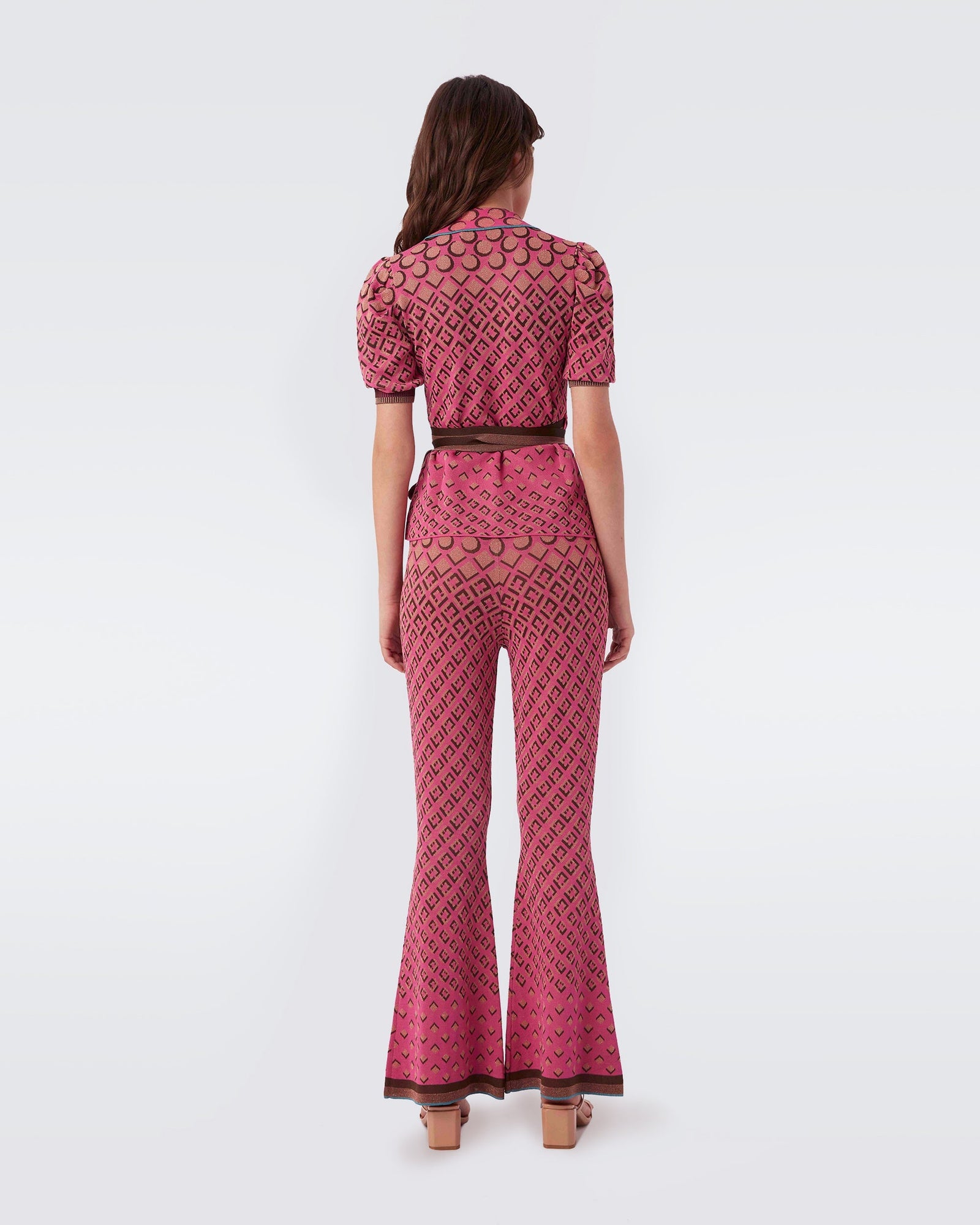 Marnee Jacquard Wrap Sweater